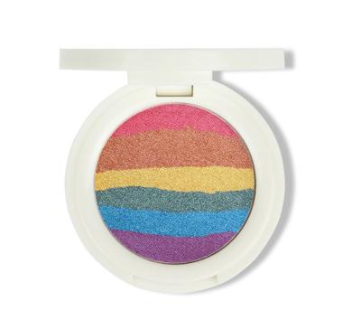 China Mode-einzelne Paletten-Regenbogen-Farbhoher Pigment-Lidschatten-Paletten-Augen-Make-uplidschatten zu verkaufen