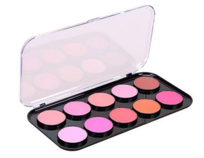 China Private Label Face Makeup Blush 10 Color Glitter Blush Makeup MSDS Approval for sale