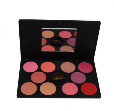 China Beautiful Pink Blush Makeup Sunscree High Pigment Blush Palette Eco Friendly for sale