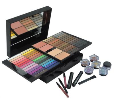 China Three Tiers All In One Makeup Palette Mineral Material Matte And Shimmer Color for sale