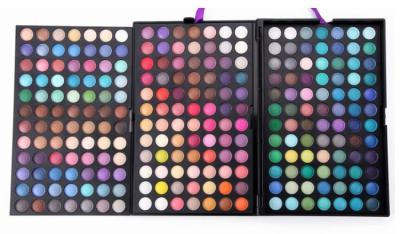 China Custom Eye Makeup Cosmetics Fall Color Rainbow Eyeshadow Palette For Blue Eyes for sale