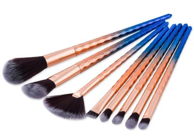 China Full Basic Foundation Makeup Brush / 8PCS Synthetic Makeup Brush Set With Bag for sale