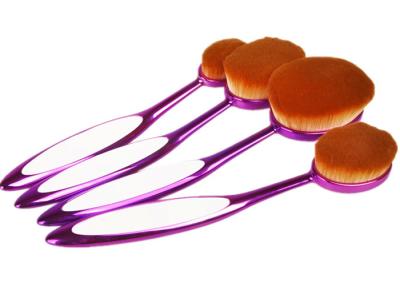 Chine Brosses ovales de maquillage de brosse à dents de maquillage de kit professionnel cosmétique de brosse à vendre