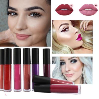 China Private Label Matte Liquid Lipstick Make Your Own Logo Waterproof Long Lasting for sale