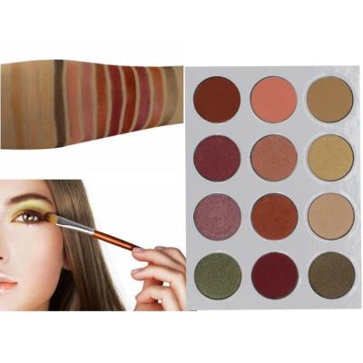 China Cardboard Eye Makeup Eyeshadow Palette , High Pigment Popular Eyeshadow Palette for sale