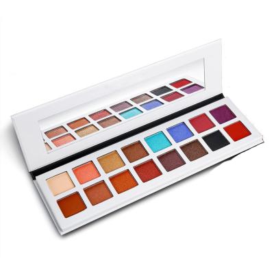China 16 Color Professional Shimmer Makeup Eyeshadow Palette Set Glitter Eyeshadow Cosmetics Kit for sale