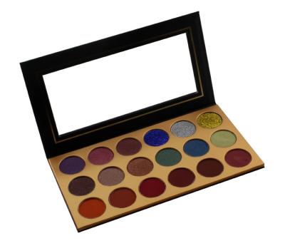 China 18 Colors Long Lasting Glitter Color Eyeshadow Powder Eye Shadow Palette Set for sale