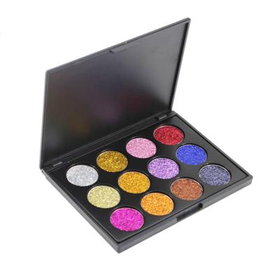 China 12 Color Professional Eyeshadow Palette Makeup  Warm Natural Cosmetic Eyeshadow for sale