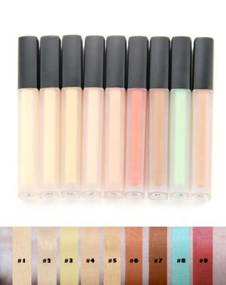 China Private Label Cosmetics Mineral Makeup Liquid Concealer Long Lasting For 9 Colors for sale