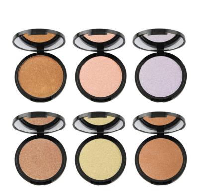 China 6 Color Makeup Pressed Face Makeup Highlighter , Face Highlighter Products For Brighten Skin for sale
