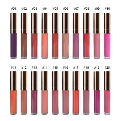 China Tint Highly Pigmented Lipstick Matte 20 Colors Synthetic Hair Not Sticky for sale