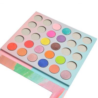 China 30 colores vacian la paleta del sombreador de ojos del brillo, colorante fácil de la paleta colorida del maquillaje en venta