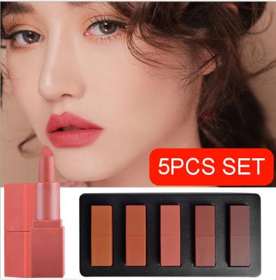 China Romantic Beauty Long Lasting Lip Gloss Cream Form Cosmetic Miss Rose Mini Set for sale