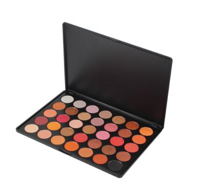 China 35 Color Warm Matte Eyeshadow Palette , Health Care Mineral Powder Eyeshadow Palette for sale