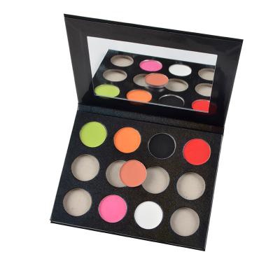 China Custom Logo Matte Mineral Eyeshadow , Makeup Eyeshadow Palette 12 Colors For Choice for sale