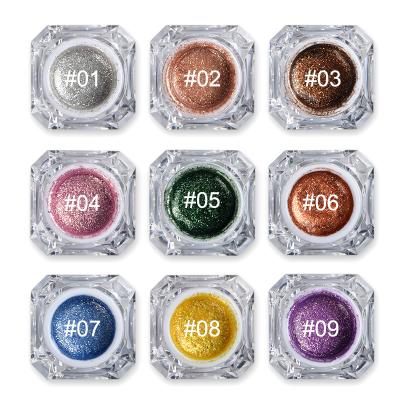 China Customize Glitter Pigment Eyeshadow Soft Gel Hydrating Eyelids Humilous Function for sale