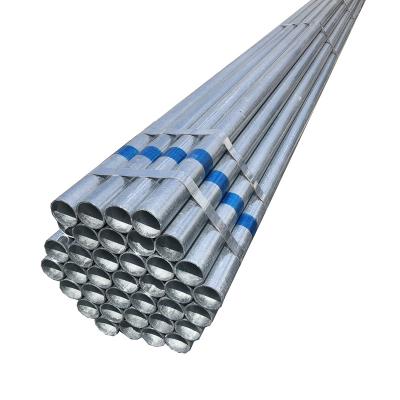 China Q235 A53 A36 Usage Hot Dipped Round GI Galvanized Steel Tube for sale