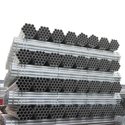 China Hot Dip Galvanized Steel Pipe Q195 Q235 Q345  GI Round Tube for sale