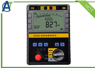 China 5KV 10KV Insulation Resistance Tester With LCD Display Inbuilt Battery for sale