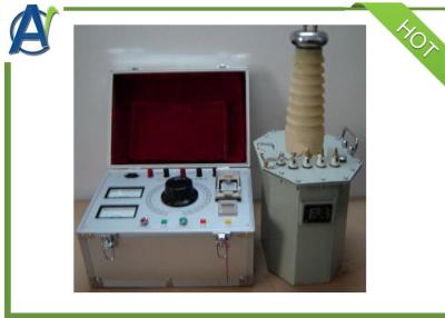 China Manual AC Hipot Testing Equipment With Oil Filled HV Transformer for sale