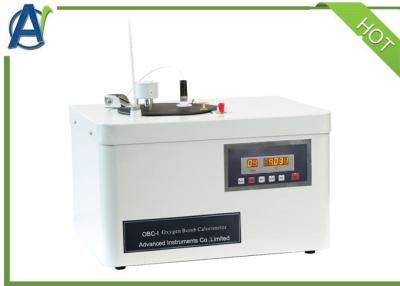 China Digital Petroleum Products Oxygen Bomb Calorimeter by ASTM D240 for sale