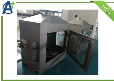 China Single Flame Source Test Flammability Test Equipment EN ISO 11925-2 And DIN 53438 for sale