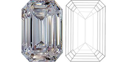 China 1-1.99ct IGI Ceritified Emerald Cut Lab Created As Grown CVD Diamonds Factory Direct Sale for sale
