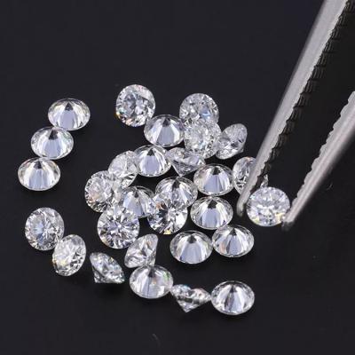 China Grit DEF VVS-VS Round Brilliant Cut Diamond Lab Engineered Diamonds for sale