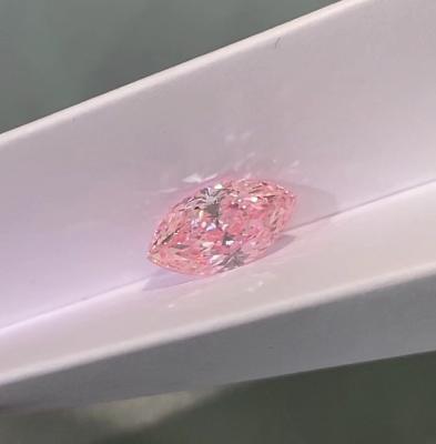 China El laboratorio creó a Diamond Man Made Real Diamonds coloreado que el laboratorio creó la fuente primera rosada Marquise Loose Diamond del anillo de diamante en venta