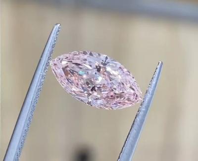 China 2.54ct de laboratorio de enfermedades cardiovasculares... Diamante rosado maduro Marquesa... corte brillante... certificado. en venta
