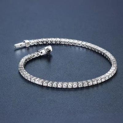 China 0.1ct Diamond Bracelet crecido laboratorio de lujo VS2-VVS1 IGI certificó en venta