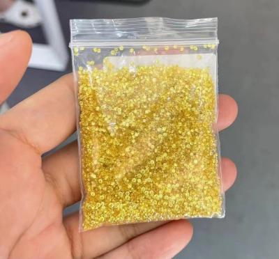 China VVS-VS Lab Grown Melee Diamonds HPHT Yellow Lab Created Diamonds for sale