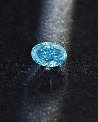 China 1.92ct CVD Laboratory Diamond Fancy Intense Blue Oval Shape IGI Certified for sale