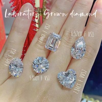 China IGI certificou da pera sintética dos diamantes do cvd diamantes fracos o laboratório do projeto que da joia fez diamantes à venda