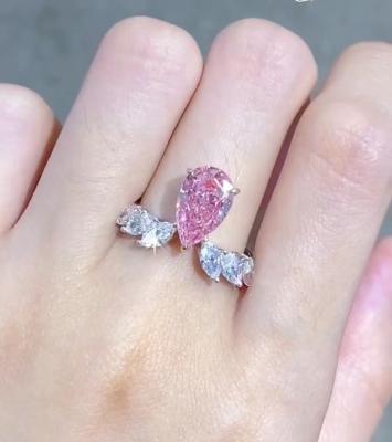 China Diamante Anillo de compromiso anillo de boda anillo de laboratorio joyería de diamantes de lujo en venta