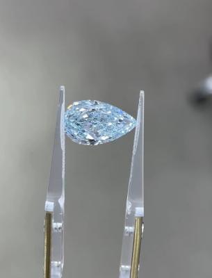 China Man Made Real Diamonds pear loose diamond loose synthetic diamonds blue diamonds en venta