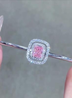 China Pink Lab Grown Diamond Bracelets Radiant Cut Radiant Shape NGTC Certified en venta