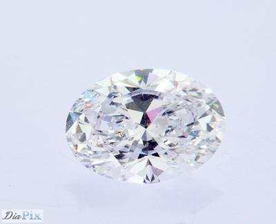 China Sintético incoloro 4-5ct CVD de laboratorio cultivado Oval Diamante 10 dureza de Mohs en venta