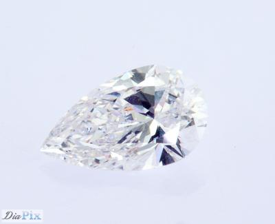 China 2.5ct-3ct Synthetic As Grown CVD Lab Grown Diamond Loose Pear Cut Diamond for sale