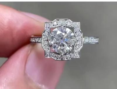 China Lab Made Diamond Jewelry Lab Grown Diamonds Jewlery Round Diamond Rings Stud Earrings for sale