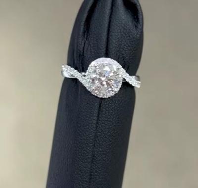 China Lab Made Diamond Jewelry engagement wedding rings Lab Grown Diamonds Jewlery Custom Jewelry for sale