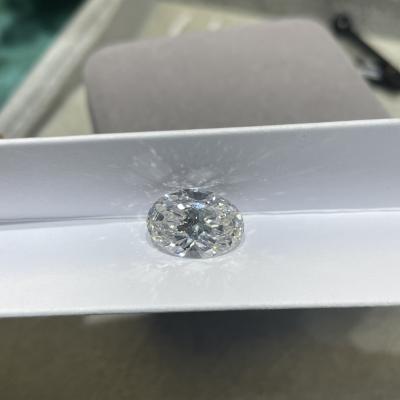China IGI Certified Lab Created White Diamonds Oval Brilliant Cut White DEF VS-VVS Clarity for sale