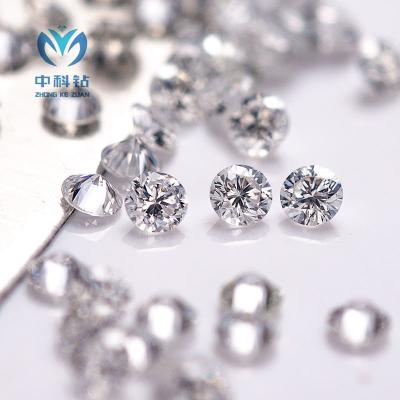 China Small Size Lab Grown Diamonds Melee 0.1ct Pointers Round Shape 3mm Size DEF VS-VVS for sale