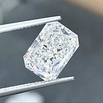 China High Quality 3CT D Color VS Clarity Radiant Shape Lab CVD Diamond GIA Certified for sale