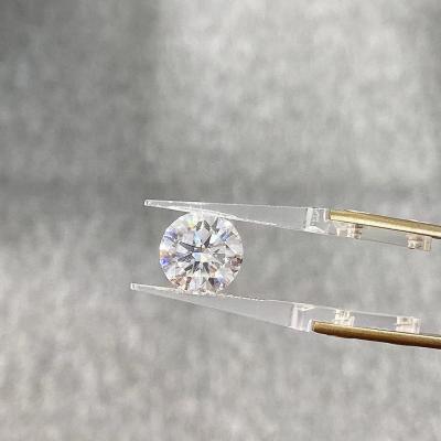 China 0.5ct 1/2 Carat Round D VVS2 CVD Lab Grown Diamond Lab Created White Diamonds à venda
