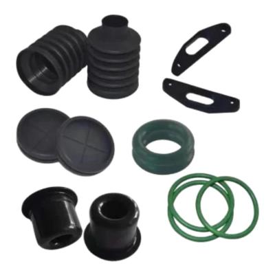China Custom Various Shape Adhesive Silicone EPDM NBR Moldel Rubber Parts for sale