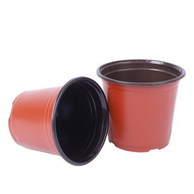 China Dia 90-240mm Home Plastic Seedling Containers Light Weight Soft Plastic Plant Pots for sale