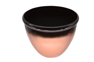 China Breathable Rose Gold Cactus Pot Dia 4 Inch To 7 Inch Indoor Plant Pot for sale