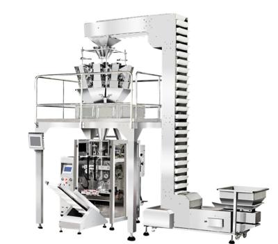 China Frozen Foods chicken wings Weighing And Packaging Machine Frozen Dumplins Vertical Form Fill Seal Packing Machine for sale