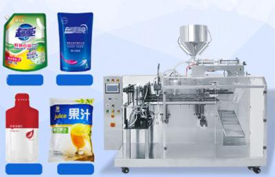 China Empaquetadora automática de la bebida de la bolsa de la empaquetadora del agua de la empaquetadora de la bebida del bolso de pie enzimático de la cremallera en venta